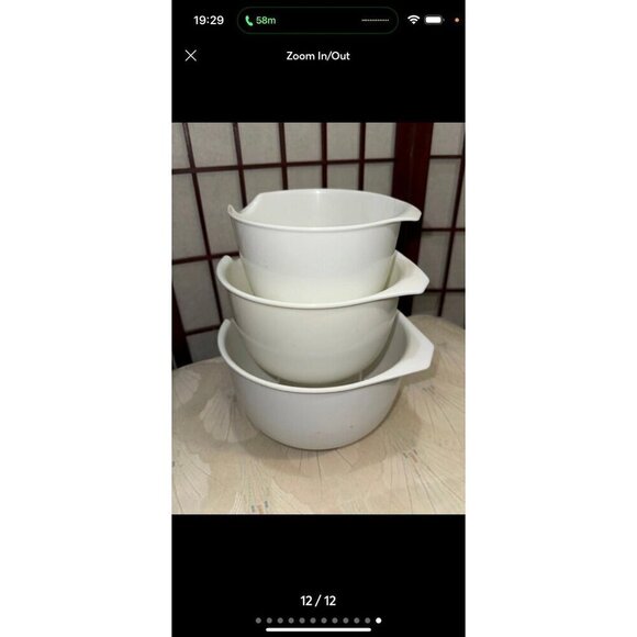 Mixing bowls 14 18 20 Liter Plastic Lot of 3 - Picture 4 of 12